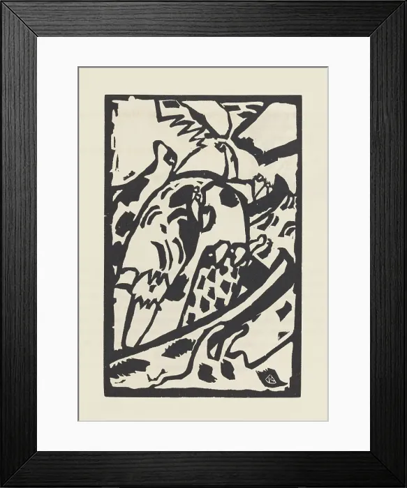 Framed Print : Improvisation 7. From Klänge (Sounds), 1913. Creator: Kandinsky, Wassily Vasilyevich (1866-1944) Framed Print : Improvisation 7. From Klänge (Sounds), 1913. Creator: Kandinsky, Wassily Vasilyevich (1866-1944)