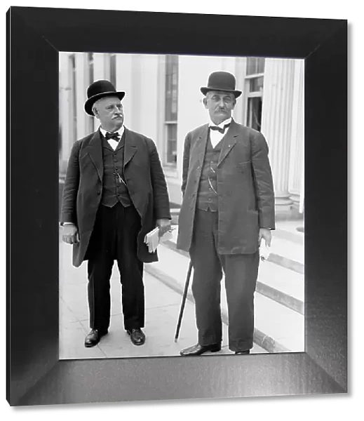 William Charles Adamson, Rep. from Georgia, with Simms of Tennessee, 1913. Creator: Harris & Ewing. William Charles Adamson, Rep. from Georgia, with Simms of Tennessee, 1913. Creator: Harris & Ewing