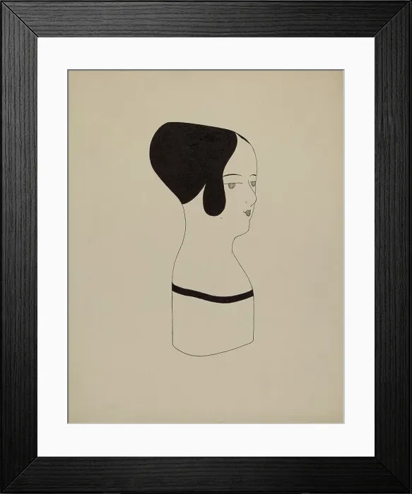 Framed Print : Hat Mannequin, c. 1937. Creator: Howard Weld Framed Print : Hat Mannequin, c. 1937. Creator: Howard Weld