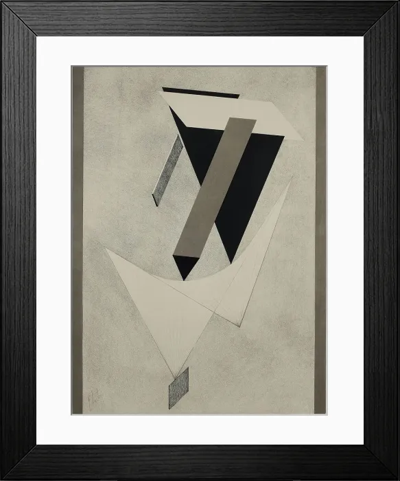 Framed Print : Proun. Kestnermappe, 1923. Creator: Lissitzky, El (1890-1941) Framed Print : Proun. Kestnermappe, 1923. Creator: Lissitzky, El (1890-1941)