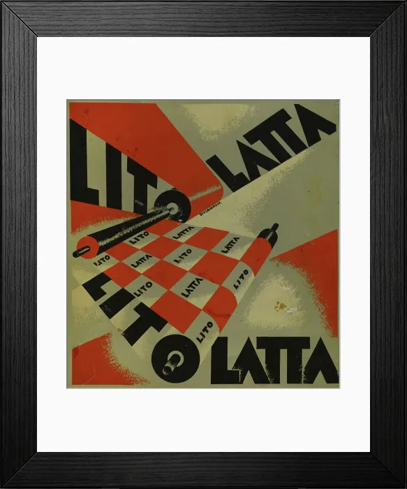 Framed Print : Parole in libertà, 1932. Creator: Marinetti, Filippo Tommaso (1876-1944) Framed Print : Parole in libertà, 1932. Creator: Marinetti, Filippo Tommaso (1876-1944)