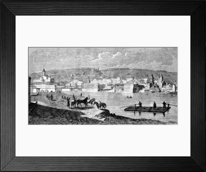 Framed Print : Tiflis; Head Quarters of Prince Woronzoff, General-in-Chief of the Russian Forces in Asia, 1854. Creator: Unknown Framed Print : Tiflis; Head Quarters of Prince Woronzoff, General-in-Chief of the Russian Forces in Asia, 1854. Creator: Unknown