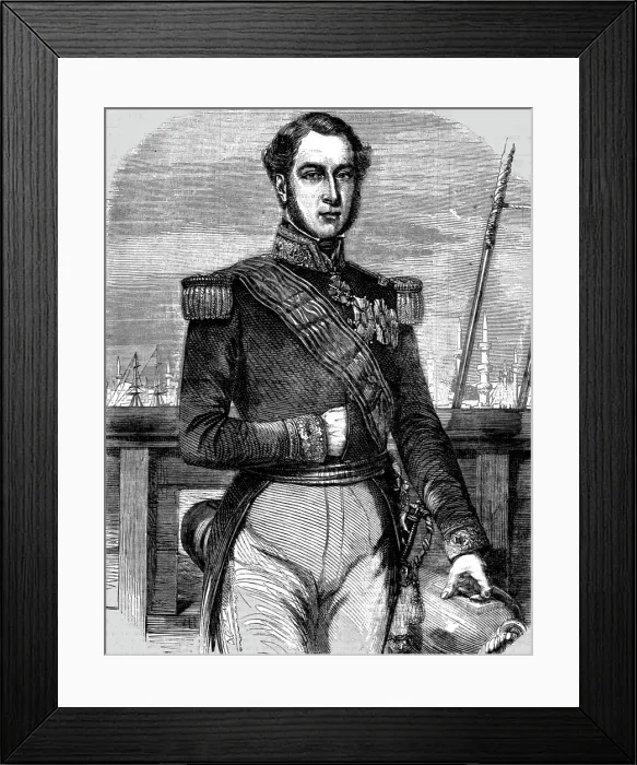Framed Print : Admiral Hamelin, 1854. Creator: Unknown Framed Print : Admiral Hamelin, 1854. Creator: Unknown