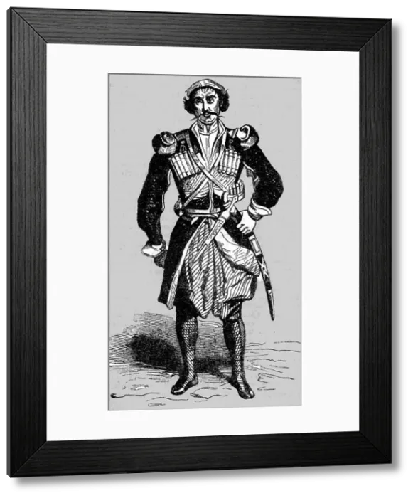 Framed Print : Caucasian Prince (Christian), 1854. Creator: Unknown Framed Print : Caucasian Prince (Christian), 1854. Creator: Unknown