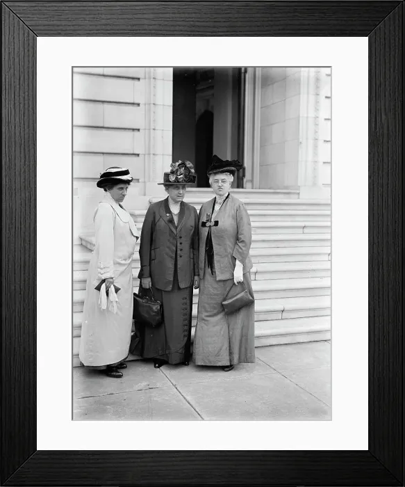 Framed Print : Julia Lathrop, Jane Addams and Mary E. McDowell, 1913. Creator: Harris & Ewing. Julia Lathrop, Jane Addams and Mary E. McDowell, 1913. Creator: Harris & Ewing Framed Print : Julia Lathrop, Jane Addams and Mary E. McDowell, 1913. Creator: Harris & Ewing. Julia Lathrop, Jane Addams and Mary E. McDowell, 1913. Creator: Harris & Ewing