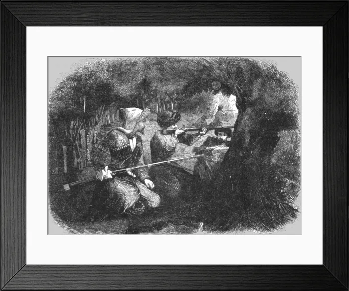 Framed Print : Circassians of the Mountains, 1854. Creator: Unknown Framed Print : Circassians of the Mountains, 1854. Creator: Unknown