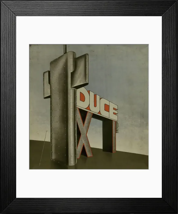 Framed Print : Parole in libertà, 1932. Creator: Marinetti, Filippo Tommaso (1876-1944) Framed Print : Parole in libertà, 1932. Creator: Marinetti, Filippo Tommaso (1876-1944)