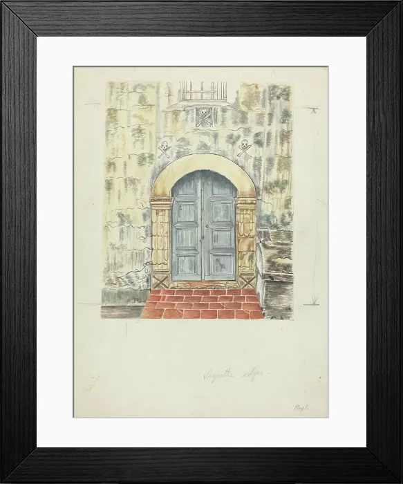 Framed Print : Doorway and Doors, 1935 / 1942. Creator: A. Regli