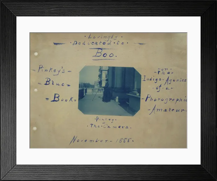 Framed Print : Pinkey & the camera, 1888. Creator: Frances Benjamin Johnston. Pinkey & the camera, 1888. Creator: Frances Benjamin Johnston Framed Print : Pinkey & the camera, 1888. Creator: Frances Benjamin Johnston. Pinkey & the camera, 1888. Creator: Frances Benjamin Johnston