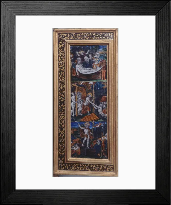 Framed Print : Scenes from the life and passion of Christ, late 15th-early 16th century. Creator: Unknown Framed Print : Scenes from the life and passion of Christ, late 15th-early 16th century. Creator: Unknown