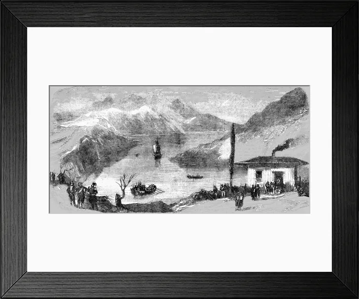 Framed Print : View near Kalafat, 1854. Creator: Unknown Framed Print : View near Kalafat, 1854. Creator: Unknown