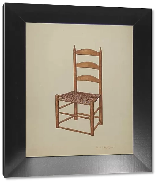 Hickory Chair, 1941. Creator: E.J. Reynolds