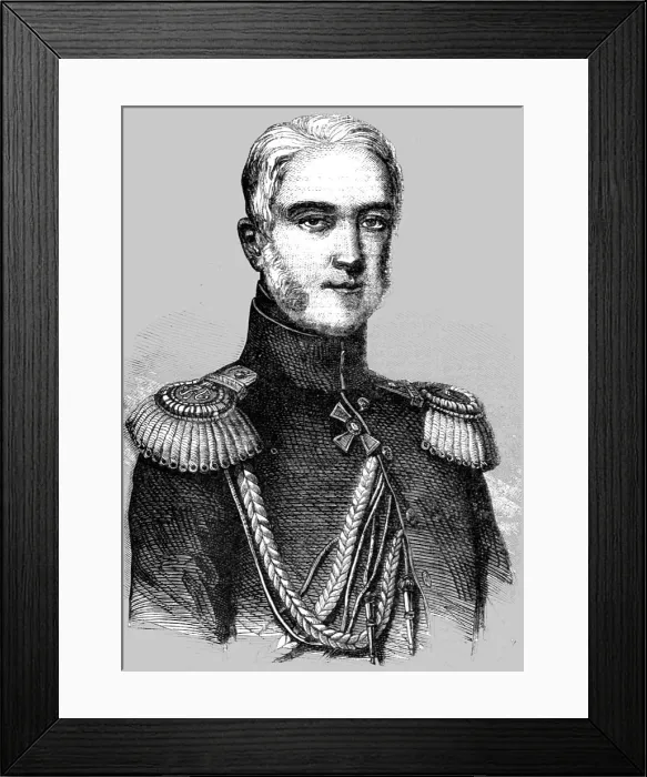 Framed Print : Prince Michael Woronzow, 1854. Creator: Unknown Framed Print : Prince Michael Woronzow, 1854. Creator: Unknown