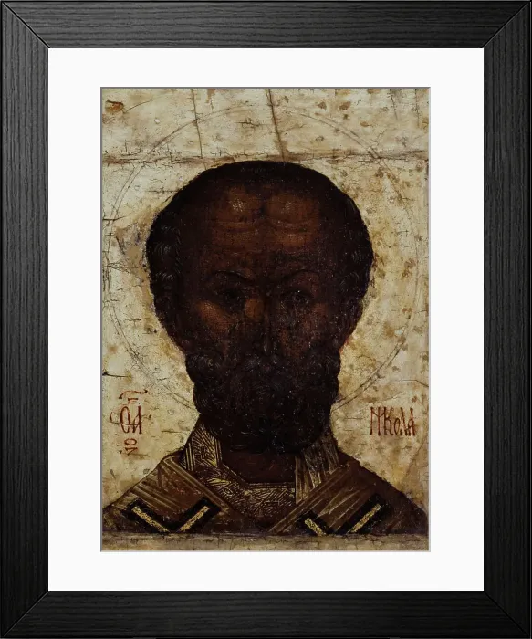 Framed Print : Saint Nicolas, between 1500 and 1600. Creator: Moscow School Framed Print : Saint Nicolas, between 1500 and 1600. Creator: Moscow School