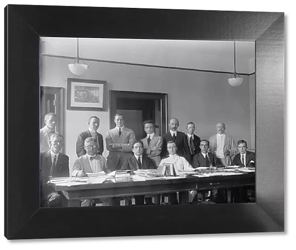 Aircraft Standardization Board - Joint Army-Navy Technical Board, 1917. Creator: Harris & Ewing. Aircraft Standardization Board - Joint Army-Navy Technical Board, 1917. Creator: Harris & Ewing