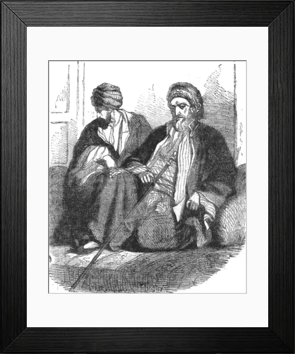 Framed Print : Inhabitants of Inebola, 1854. Creator: Unknown Framed Print : Inhabitants of Inebola, 1854. Creator: Unknown