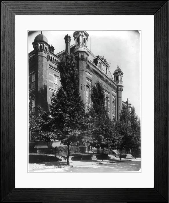 Framed Print : Franklin School, Wash. D.C, c1900. Creator: Frances Benjamin Johnston Framed Print : Franklin School, Wash. D.C, c1900. Creator: Frances Benjamin Johnston