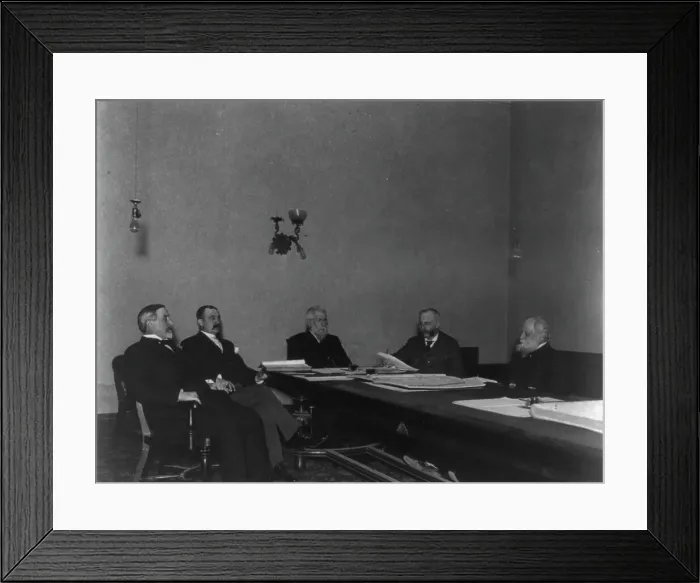 Framed Print : American Security Trust Co. Washington, D.C. 1901 - directors meeting, 1901. Creator: Frances Benjamin Johnston Framed Print : American Security Trust Co. Washington, D.C. 1901 - directors meeting, 1901. Creator: Frances Benjamin Johnston