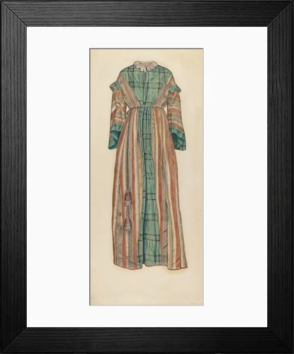 Framed Print : Woman's Dress, 1935 / 1942. Creator: Gerald Scalise