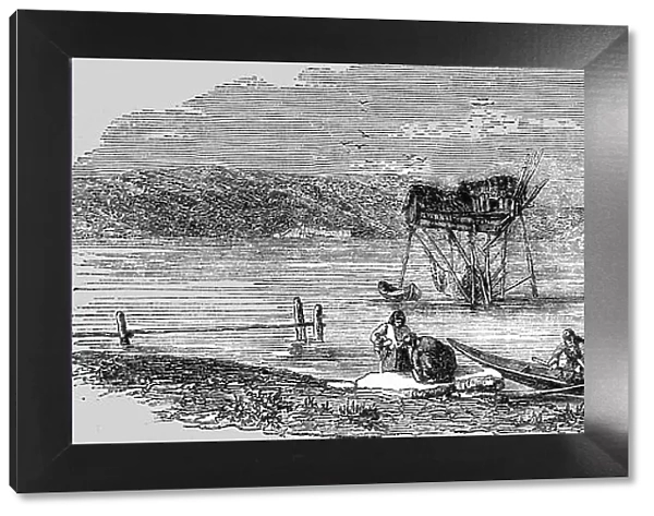 Fishing Stations near the entrance of the Black Sea, 1854. Creator: Unknown