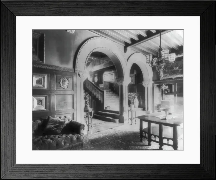 Framed Print : Warder Home, 1900. Creator: Frances Benjamin Johnston Framed Print : Warder Home, 1900. Creator: Frances Benjamin Johnston
