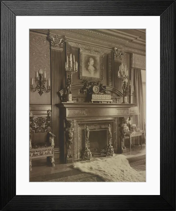 Framed Print : Mary Scott Townsend house, Washington, D.C. c1910. Creator: Frances Benjamin Johnston Framed Print : Mary Scott Townsend house, Washington, D.C. c1910. Creator: Frances Benjamin Johnston