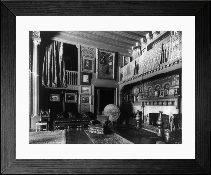 Framed Print : Hearst home, 1400 N.H. Ave. NW, Washington, D.C. 1900?. Creator: Frances Benjamin Johnston Framed Print : Hearst home, 1400 N.H. Ave. NW, Washington, D.C. 1900?. Creator: Frances Benjamin Johnston