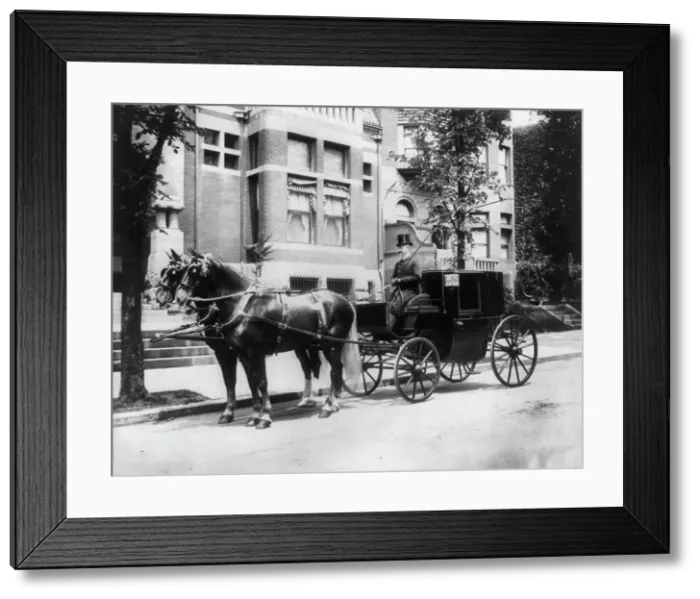 Framed Print : Hearst home, 1400 N.H. Ave. NW, Washington, D.C. 1900?. Creator: Frances Benjamin Johnston Framed Print : Hearst home, 1400 N.H. Ave. NW, Washington, D.C. 1900?. Creator: Frances Benjamin Johnston