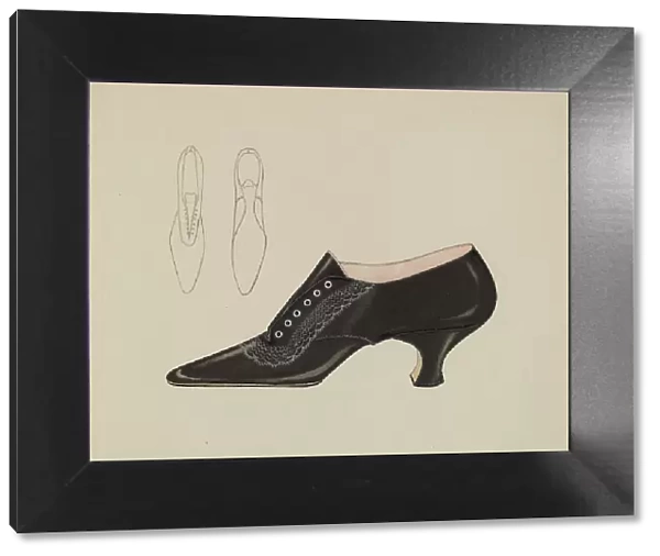 Woman's Shoe, 1935 / 1942. Creator: Carl Schutz