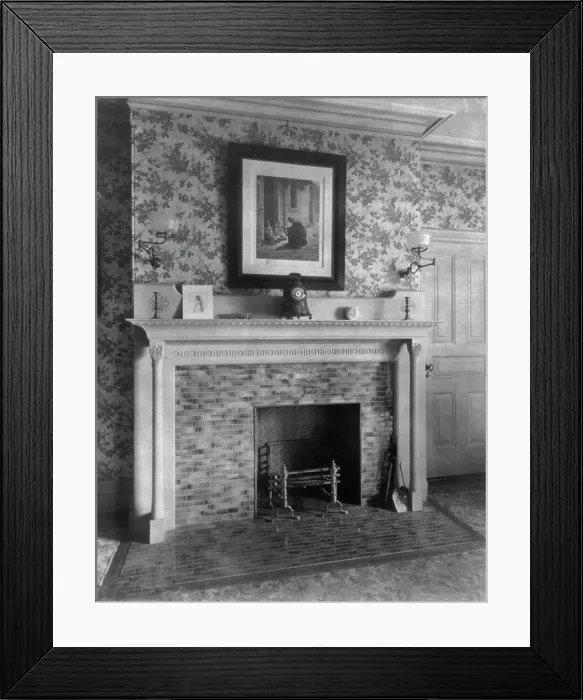 Framed Print : Home of Phoebe Apperson Hearst (widow of George Hearst) at 1400 New Hampshire Ave. NW... c1900. Creator: Frances Benjamin Johnston Framed Print : Home of Phoebe Apperson Hearst (widow of George Hearst) at 1400 New Hampshire Ave. NW... c1900. Creator: Frances Benjamin Johnston