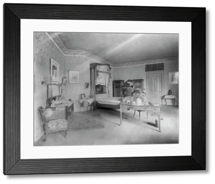 Framed Print : Home of Phoebe Apperson Hearst (widow of George Hearst) at 1400 New Hampshire Ave. NW... c1900. Creator: Frances Benjamin Johnston Framed Print : Home of Phoebe Apperson Hearst (widow of George Hearst) at 1400 New Hampshire Ave. NW... c1900. Creator: Frances Benjamin Johnston