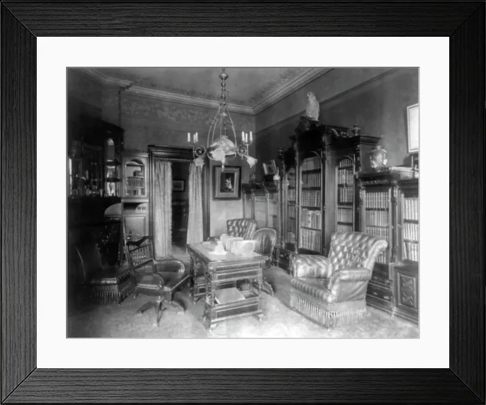 Framed Print : Barber House ('Belmont'), Washington, D.C. 1890s. Creator: Frances Benjamin Johnston. Barber House ('Belmont'), Washington, D.C. 1890s. Creator: Frances Benjamin Johnston Framed Print : Barber House ('Belmont'), Washington, D.C. 1890s. Creator: Frances Benjamin Johnston. Barber House ('Belmont'), Washington, D.C. 1890s. Creator: Frances Benjamin Johnston