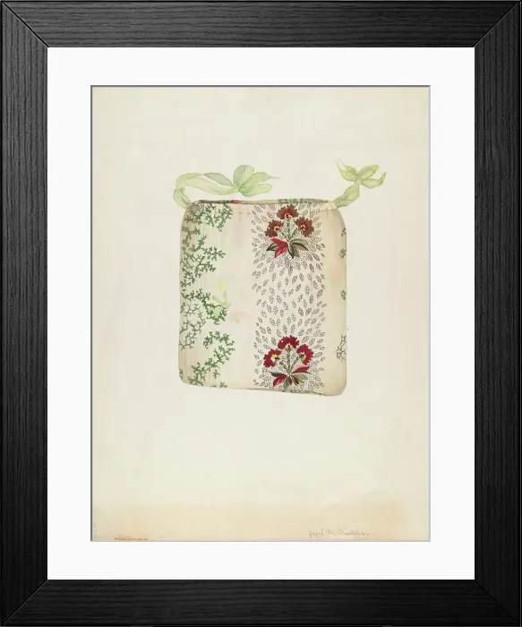 Framed Print : Cotton Bag, c. 1937. Creator: Hazel Sheckler Framed Print : Cotton Bag, c. 1937. Creator: Hazel Sheckler