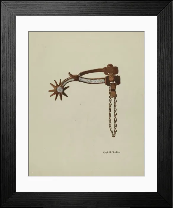Framed Print : Spur, 1935 / 1942. Creator: Hazel Sheckler Framed Print : Spur, 1935 / 1942. Creator: Hazel Sheckler