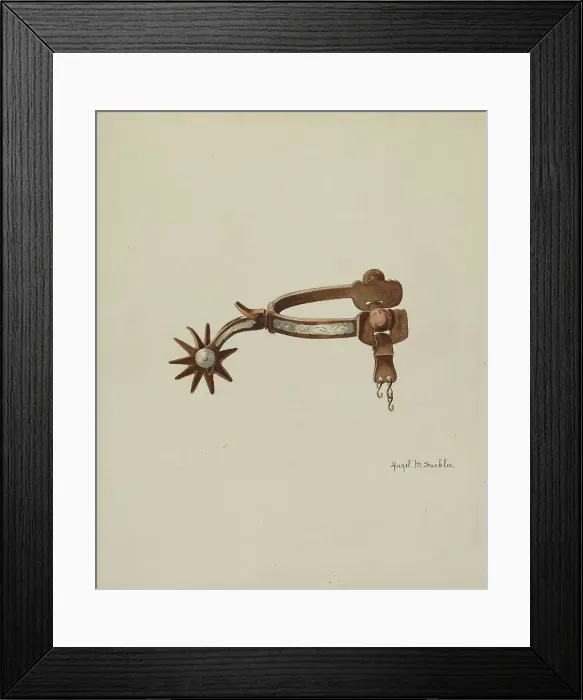 Framed Print : Spur, 1935 / 1942. Creator: Hazel Sheckler Framed Print : Spur, 1935 / 1942. Creator: Hazel Sheckler