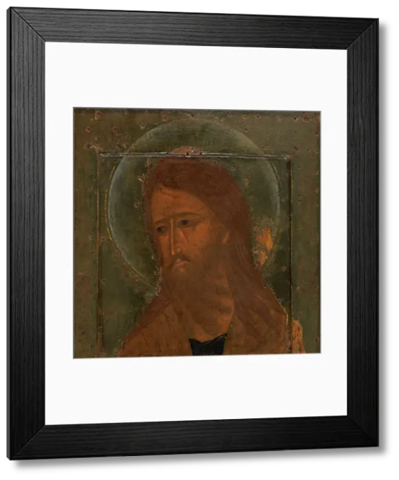 Framed Print : Saint John the Baptist. Creator: Moscow School Framed Print : Saint John the Baptist. Creator: Moscow School