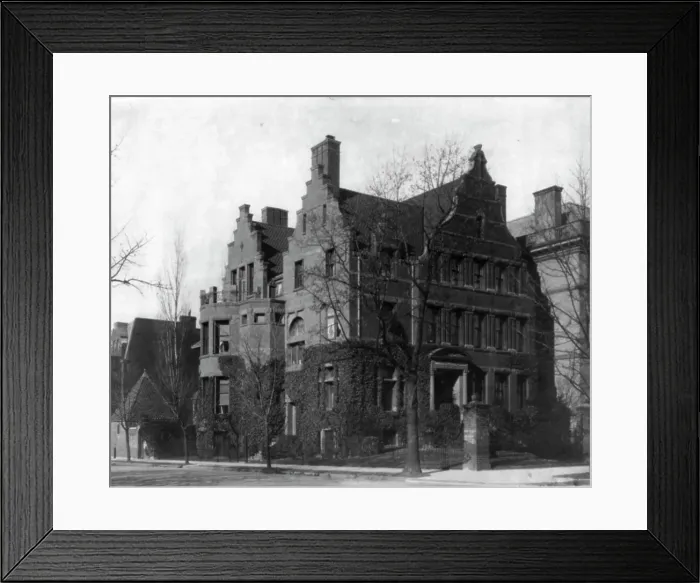 Framed Print : Justice Brown's residence, Washington, D.C. c1895. Creator: Frances Benjamin Johnston Framed Print : Justice Brown's residence, Washington, D.C. c1895. Creator: Frances Benjamin Johnston