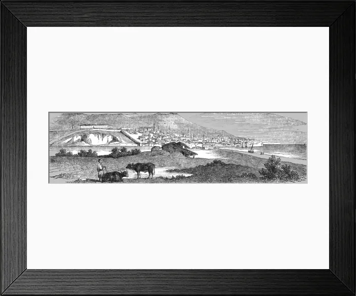Framed Print : General View of Varna, 1854. Creator: Unknown Framed Print : General View of Varna, 1854. Creator: Unknown