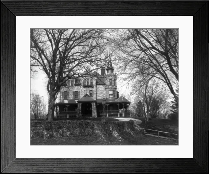 Framed Print : Calumet, the home of Mrs. John A. Logan, between 13th and 14th and Clifton and Belmont... c1900. Creator: Frances Benjamin Johnston Framed Print : Calumet, the home of Mrs. John A. Logan, between 13th and 14th and Clifton and Belmont... c1900. Creator: Frances Benjamin Johnston