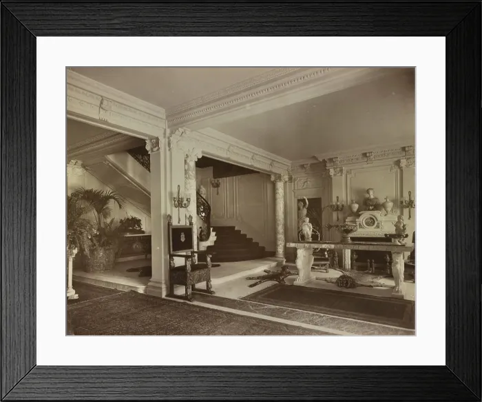 Framed Print : Mary Scott Townsend house, Washington, D.C. c1910. Creator: Frances Benjamin Johnston Framed Print : Mary Scott Townsend house, Washington, D.C. c1910. Creator: Frances Benjamin Johnston