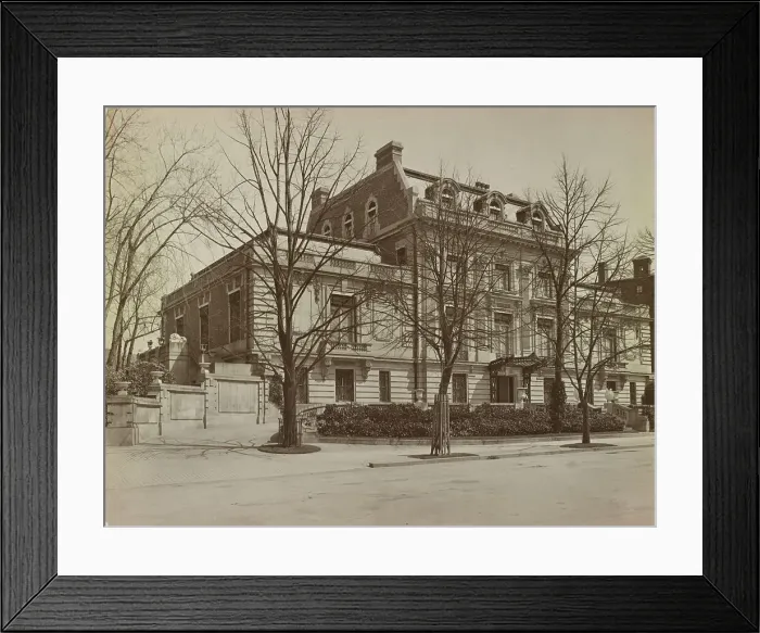 Framed Print : Mary Scott Townsend house, Washington, D.C. c1910. Creator: Frances Benjamin Johnston Framed Print : Mary Scott Townsend house, Washington, D.C. c1910. Creator: Frances Benjamin Johnston