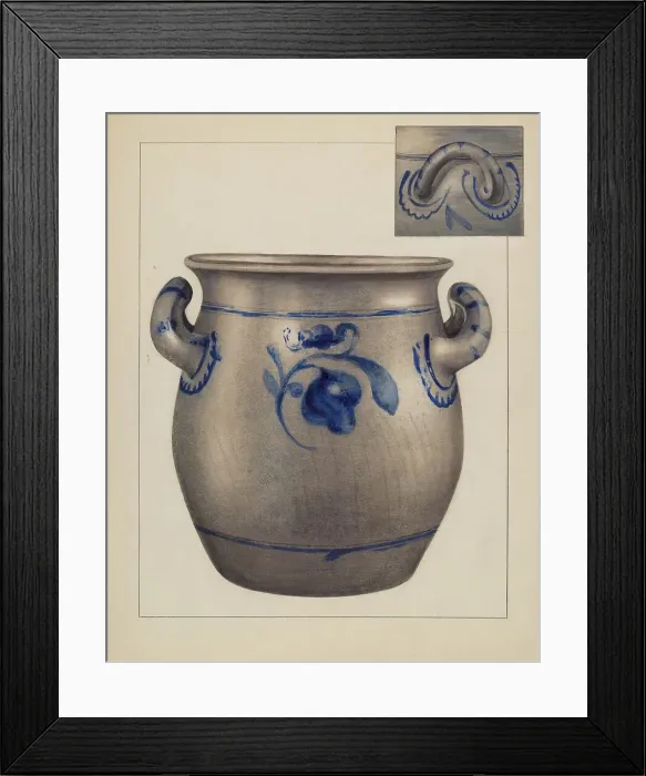 Framed Print : Jar, 1935 / 1942. Creator: Charlotte Sperber Framed Print : Jar, 1935 / 1942. Creator: Charlotte Sperber