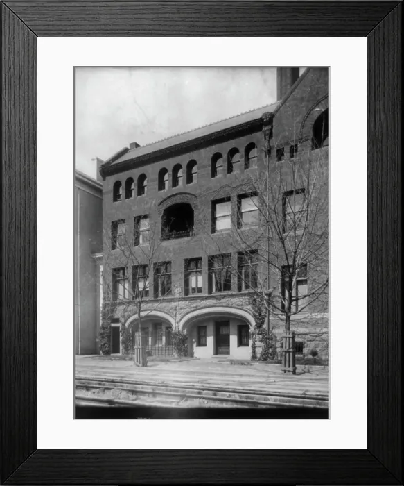 Framed Print : Washington, D.C. building exterior - Hay-Adams House, Lafayette Square, (1900?). Creator: Frances Benjamin Johnston Framed Print : Washington, D.C. building exterior - Hay-Adams House, Lafayette Square, (1900?). Creator: Frances Benjamin Johnston