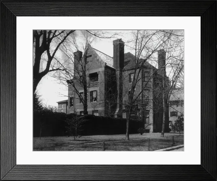 Framed Print : Washington, D.C. building exterior - Tuckerman House, 1600 I St. N.W. (1900?). Creator: Frances Benjamin Johnston Framed Print : Washington, D.C. building exterior - Tuckerman House, 1600 I St. N.W. (1900?). Creator: Frances Benjamin Johnston