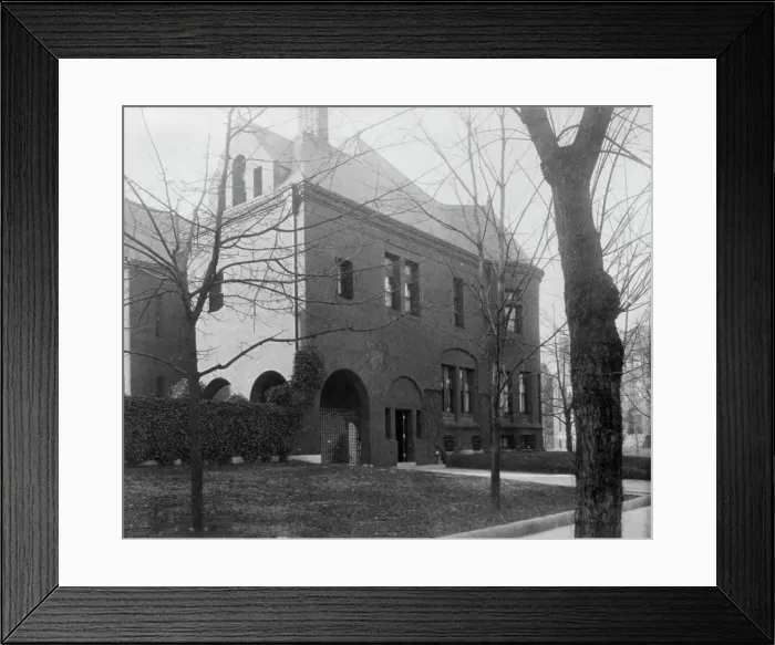 Framed Print : Nicholas Anderson House, 1530 K St. N.W. at 16th St. Washington, D.C. c1895. Creator: Frances Benjamin Johnston Framed Print : Nicholas Anderson House, 1530 K St. N.W. at 16th St. Washington, D.C. c1895. Creator: Frances Benjamin Johnston