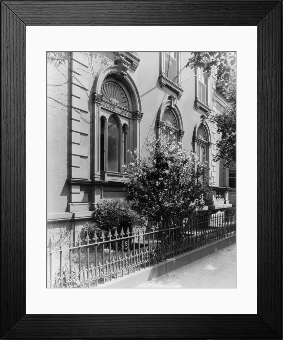 Framed Print : Corcoran House, at NE corner of Conn. and H, N.W. Washington, D.C. c1900. Creator: Frances Benjamin Johnston Framed Print : Corcoran House, at NE corner of Conn. and H, N.W. Washington, D.C. c1900. Creator: Frances Benjamin Johnston