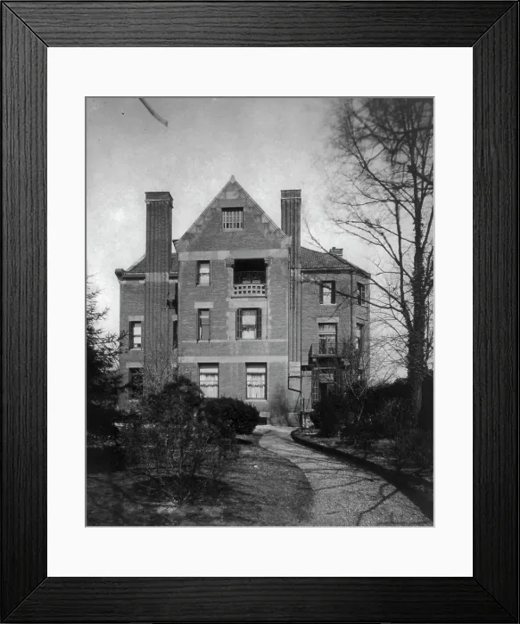 Framed Print : Lucius Tuckerman House, 1600 I St. N.W. between 1890 and 1950. Creator: Frances Benjamin Johnston Framed Print : Lucius Tuckerman House, 1600 I St. N.W. between 1890 and 1950. Creator: Frances Benjamin Johnston