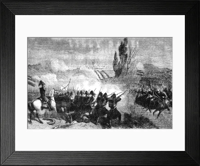 Framed Print : The Battle of Oltenitza, 1854. Creator: Unknown Framed Print : The Battle of Oltenitza, 1854. Creator: Unknown