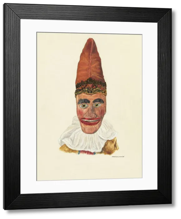 Framed Print : Punch's Head, c. 1937. Creator: Edward Strzalkowski Framed Print : Punch's Head, c. 1937. Creator: Edward Strzalkowski