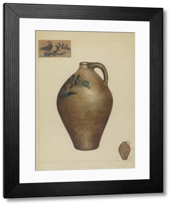 Framed Print : Jug, c. 1936. Creator: Samuel Sulkowitz